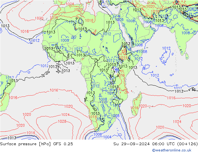 GFS 0.25: Ne 29.09.2024 06 UTC