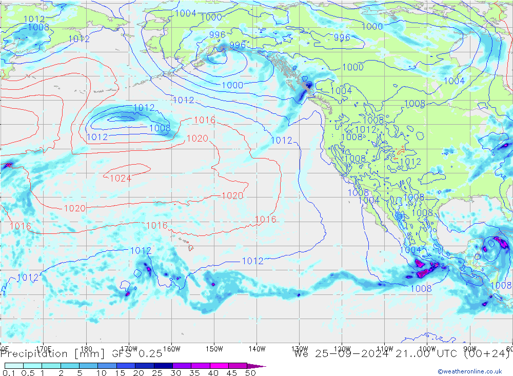 GFS 0.25: Çar 25.09.2024 00 UTC