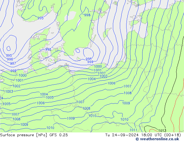 GFS 0.25: mar 24.09.2024 18 UTC