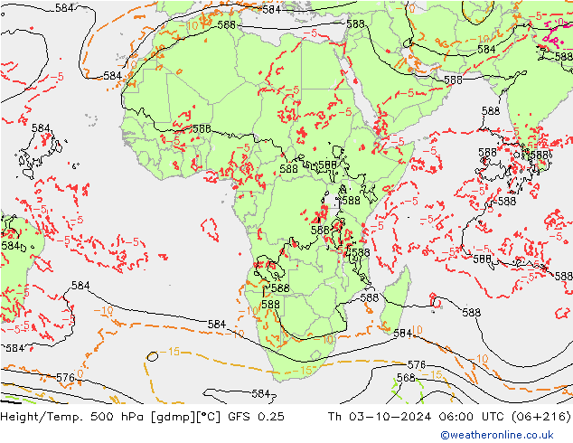 GFS 0.25: Th 03.10.2024 06 UTC