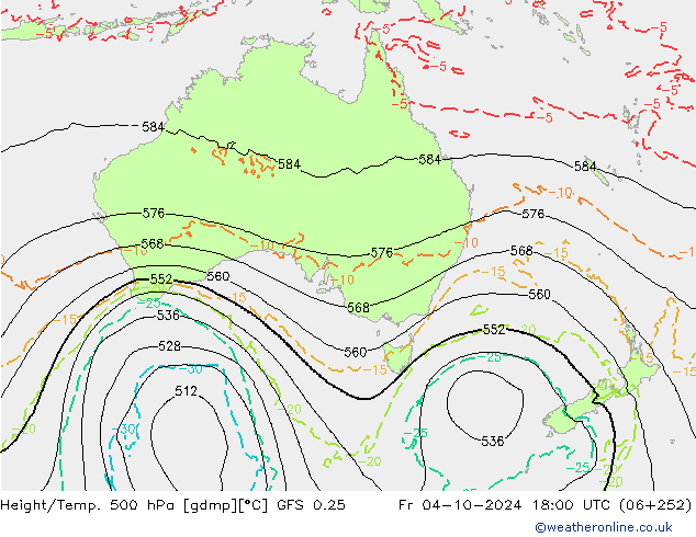 GFS 0.25: Fr 04.10.2024 18 UTC