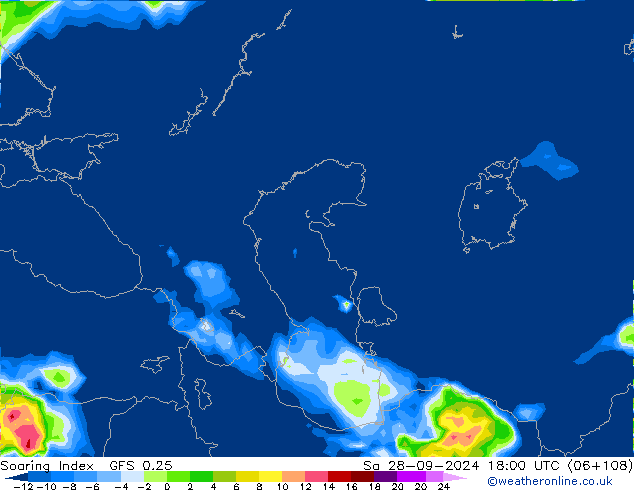 Soaring Index GFS 0.25 сб 28.09.2024 18 UTC