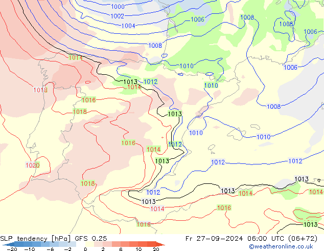   GFS 0.25  27.09.2024 06 UTC