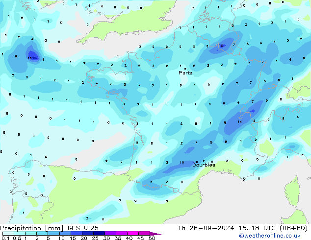 GFS 0.25: Th 26.09.2024 18 UTC