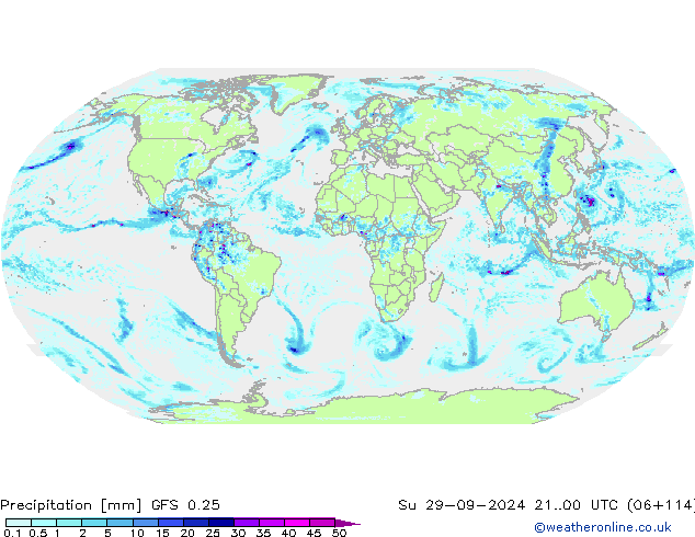 GFS 0.25: Dom 29.09.2024 00 UTC