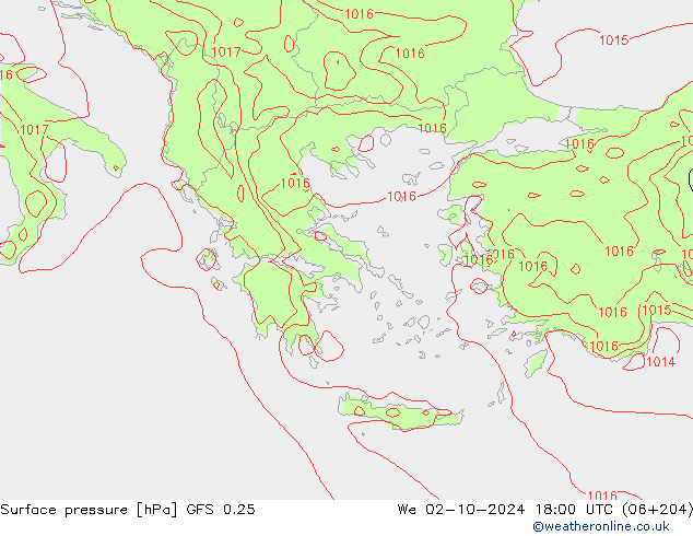 GFS 0.25: We 02.10.2024 18 UTC