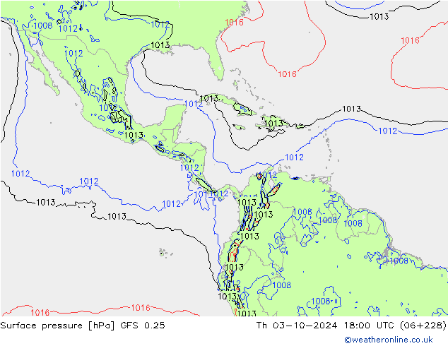 GFS 0.25: jeu 03.10.2024 18 UTC