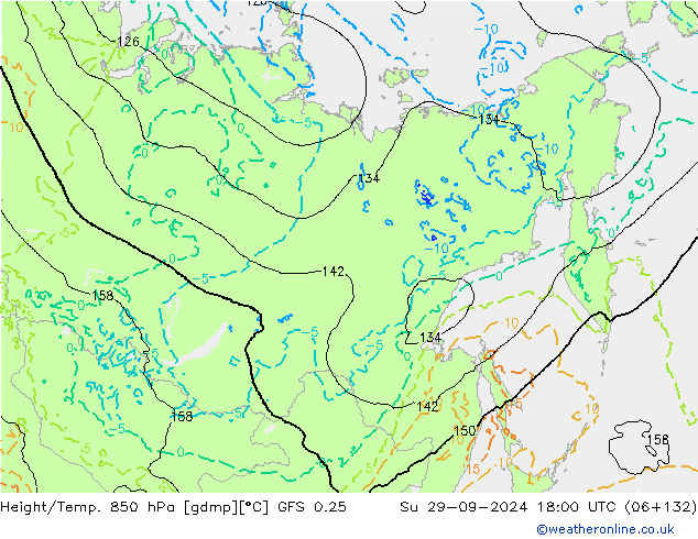 GFS 0.25: Вс 29.09.2024 18 UTC