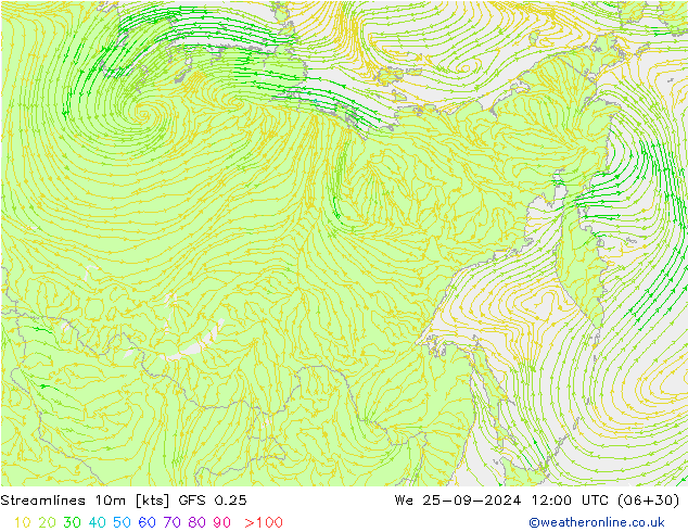  10m GFS 0.25  25.09.2024 12 UTC