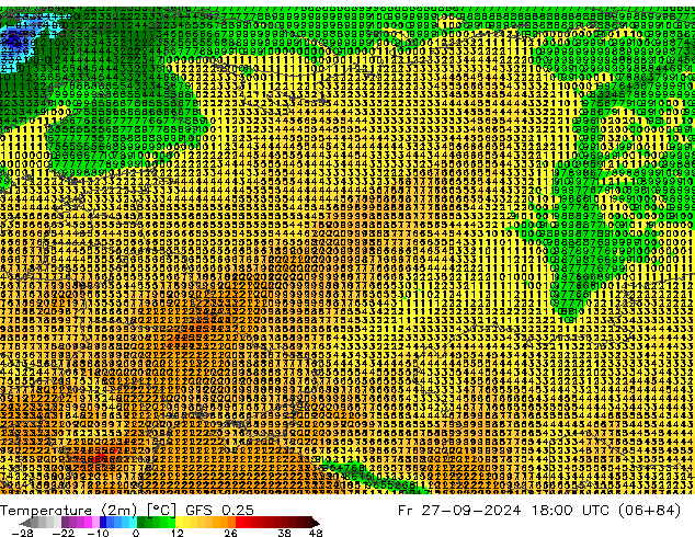 GFS 0.25: Fr 27.09.2024 18 UTC