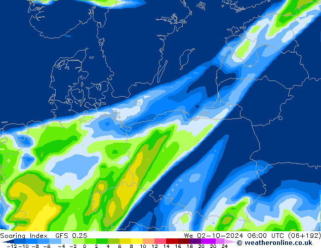 Soaring Index GFS 0.25 mer 02.10.2024 06 UTC