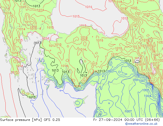 GFS 0.25: vr 27.09.2024 00 UTC