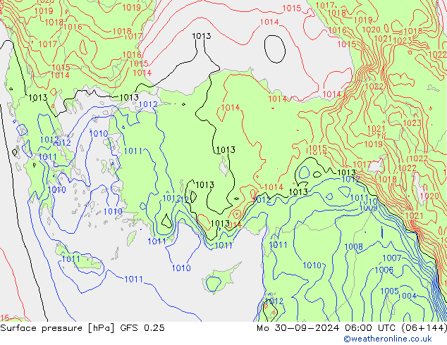 GFS 0.25:  30.09.2024 06 UTC