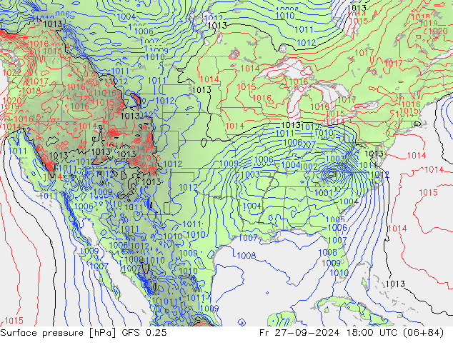 GFS 0.25: pt. 27.09.2024 18 UTC