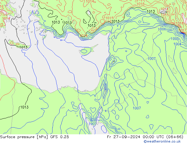 GFS 0.25: Fr 27.09.2024 00 UTC