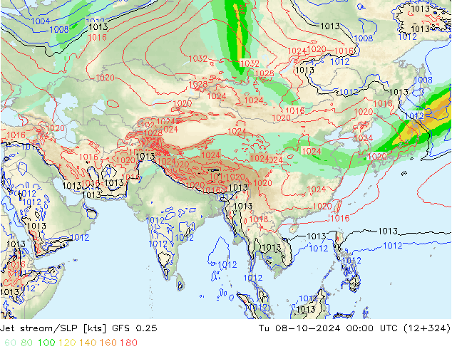  GFS 0.25  08.10.2024 00 UTC