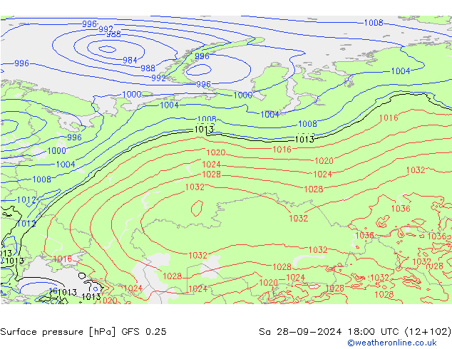 GFS 0.25: Sa 28.09.2024 18 UTC