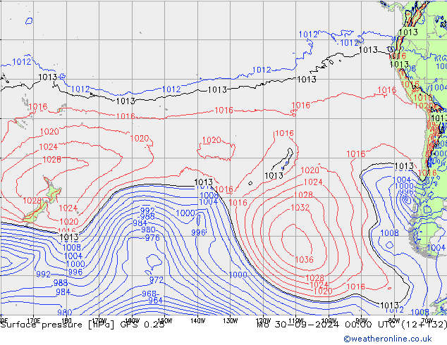 GFS 0.25: Mo 30.09.2024 00 UTC