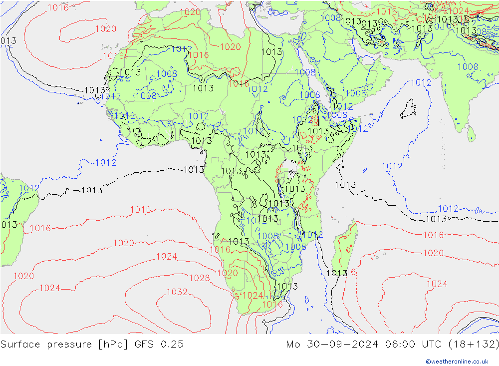 GFS 0.25: Mo 30.09.2024 06 UTC