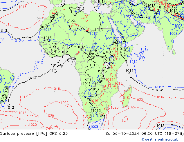 GFS 0.25: Ne 06.10.2024 06 UTC