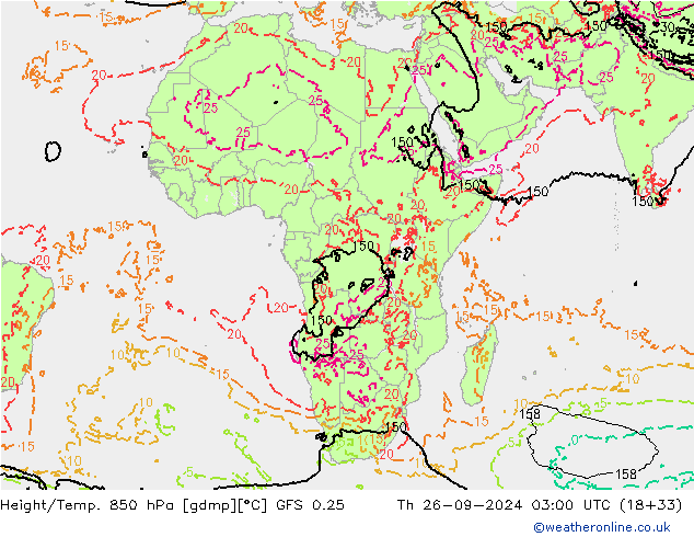 Z500/Regen(+SLP)/Z850 GFS 0.25 do 26.09.2024 03 UTC