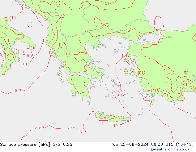 GFS 0.25: ср 25.09.2024 06 UTC