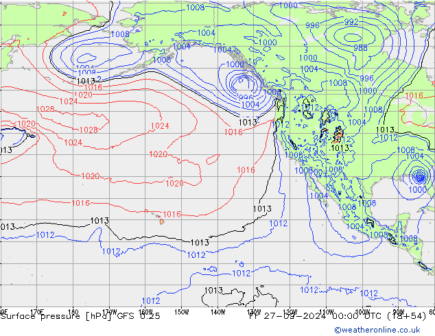 GFS 0.25: Fr 27.09.2024 00 UTC