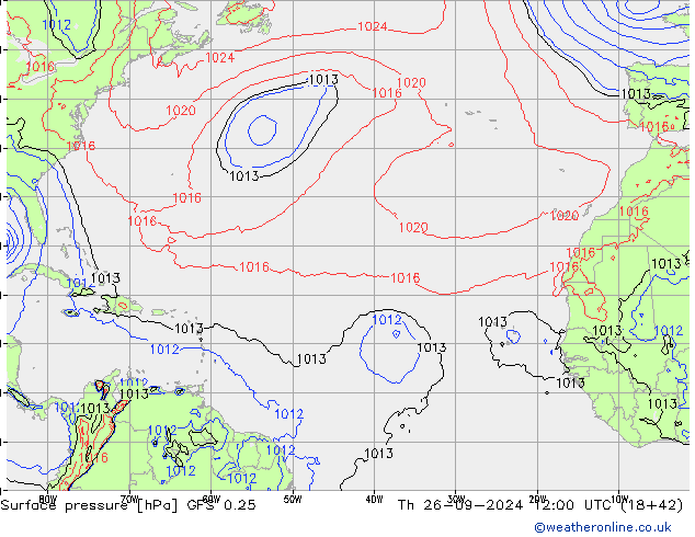 GFS 0.25: Qui 26.09.2024 12 UTC