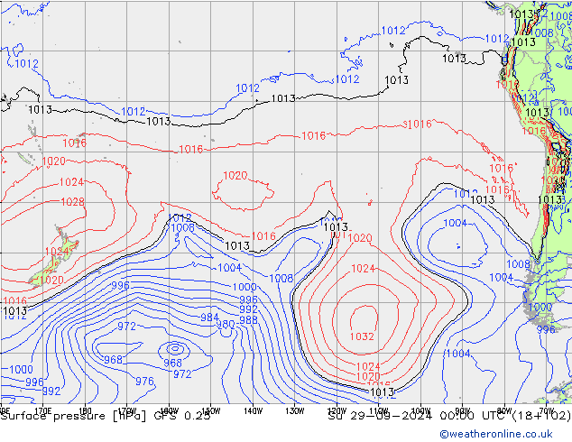 GFS 0.25: Вс 29.09.2024 00 UTC