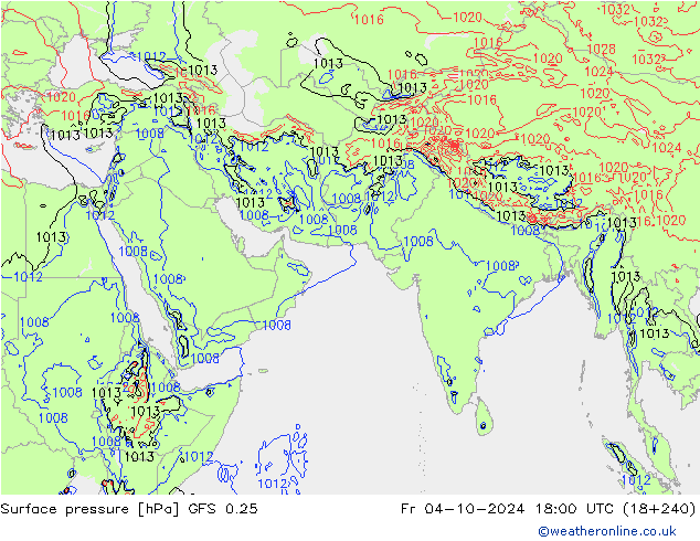 GFS 0.25: Fr 04.10.2024 18 UTC