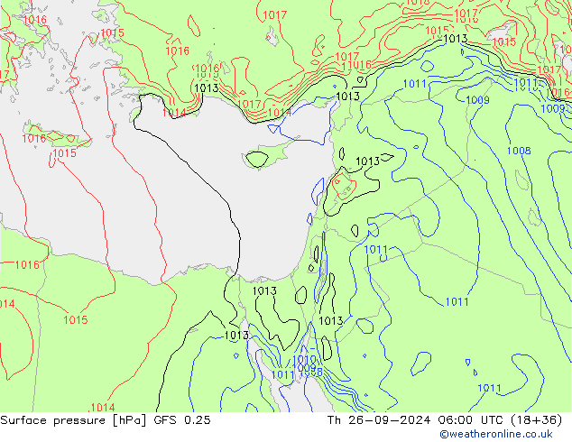 GFS 0.25: Th 26.09.2024 06 UTC