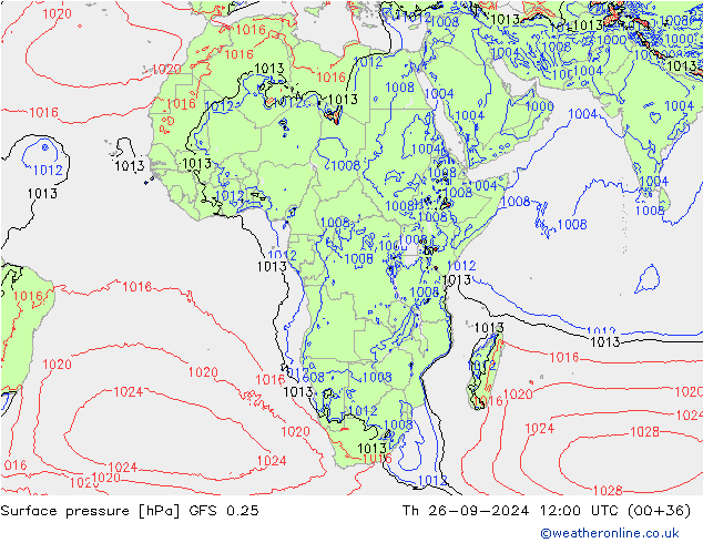 GFS 0.25: Th 26.09.2024 12 UTC