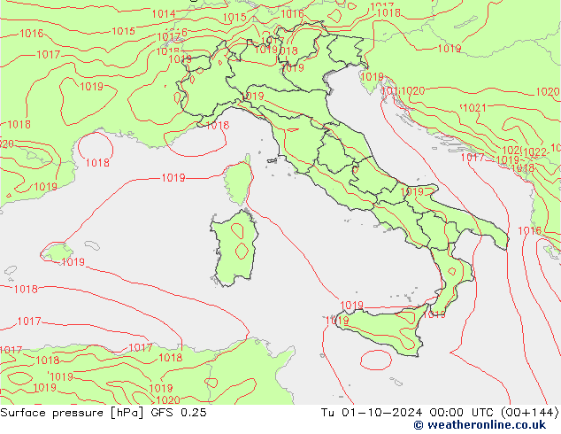 GFS 0.25:  01.10.2024 00 UTC