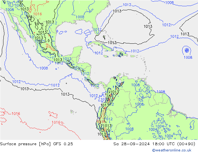 GFS 0.25:  28.09.2024 18 UTC