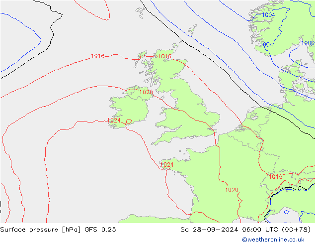 GFS 0.25: Sa 28.09.2024 06 UTC