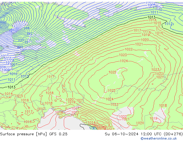 GFS 0.25:  06.10.2024 12 UTC