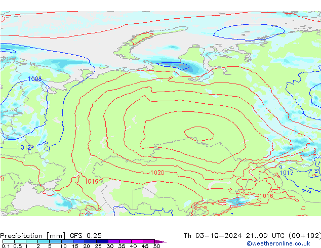 GFS 0.25: Th 03.10.2024 00 UTC