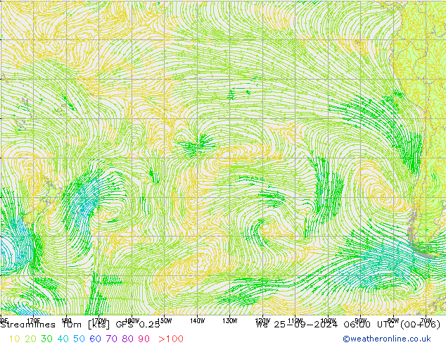 ветер 10m GFS 0.25 ср 25.09.2024 06 UTC