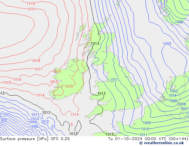 GFS 0.25:  01.10.2024 00 UTC