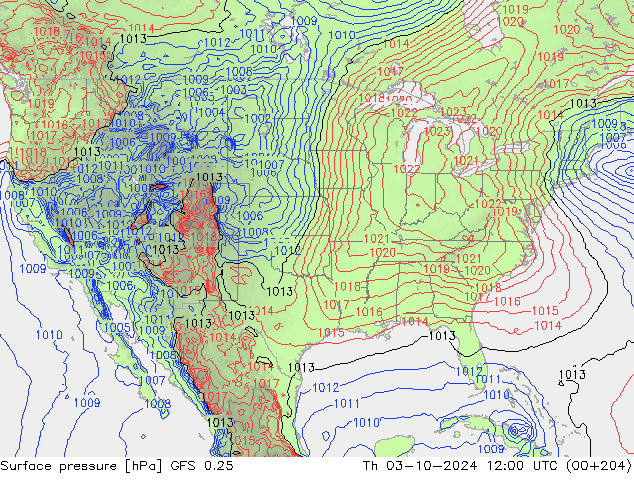 GFS 0.25:  03.10.2024 12 UTC