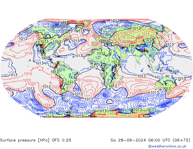 GFS 0.25: sam 28.09.2024 06 UTC