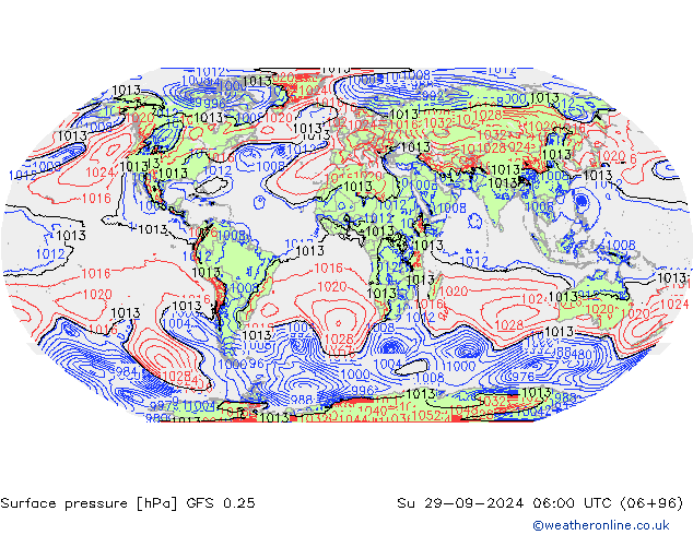 GFS 0.25: Su 29.09.2024 06 UTC