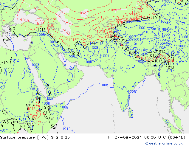 GFS 0.25:  27.09.2024 06 UTC