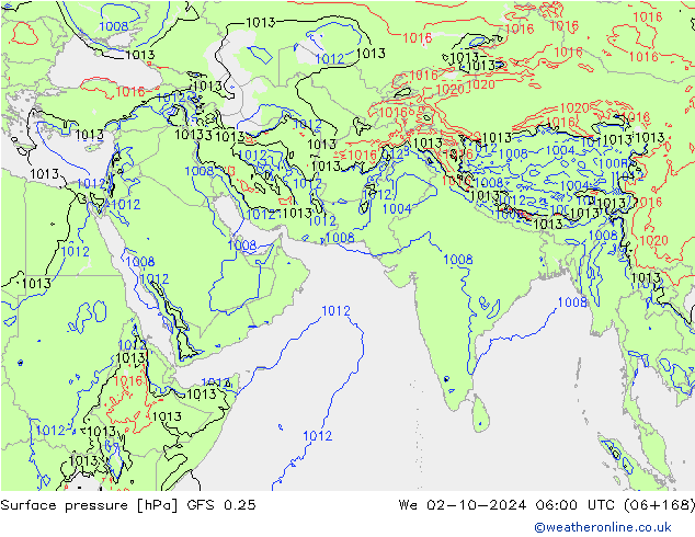 GFS 0.25: wo 02.10.2024 06 UTC