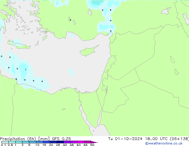 Z500/Rain (+SLP)/Z850 GFS 0.25 Tu 01.10.2024 00 UTC