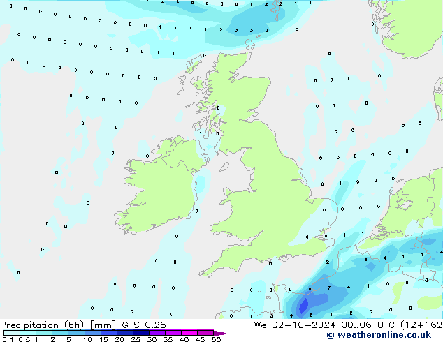 Z500/Rain (+SLP)/Z850 GFS 0.25 mer 02.10.2024 06 UTC