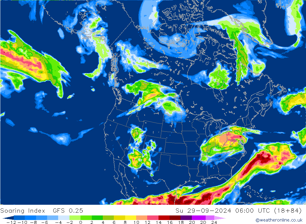 Soaring Index GFS 0.25 So 29.09.2024 06 UTC