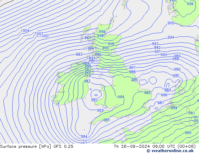 GFS 0.25:  26.09.2024 06 UTC