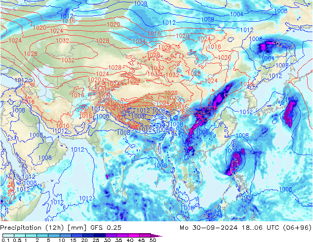  (12h) GFS 0.25  30.09.2024 06 UTC