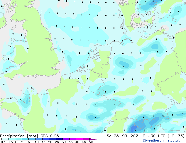 GFS 0.25:  28.09.2024 00 UTC